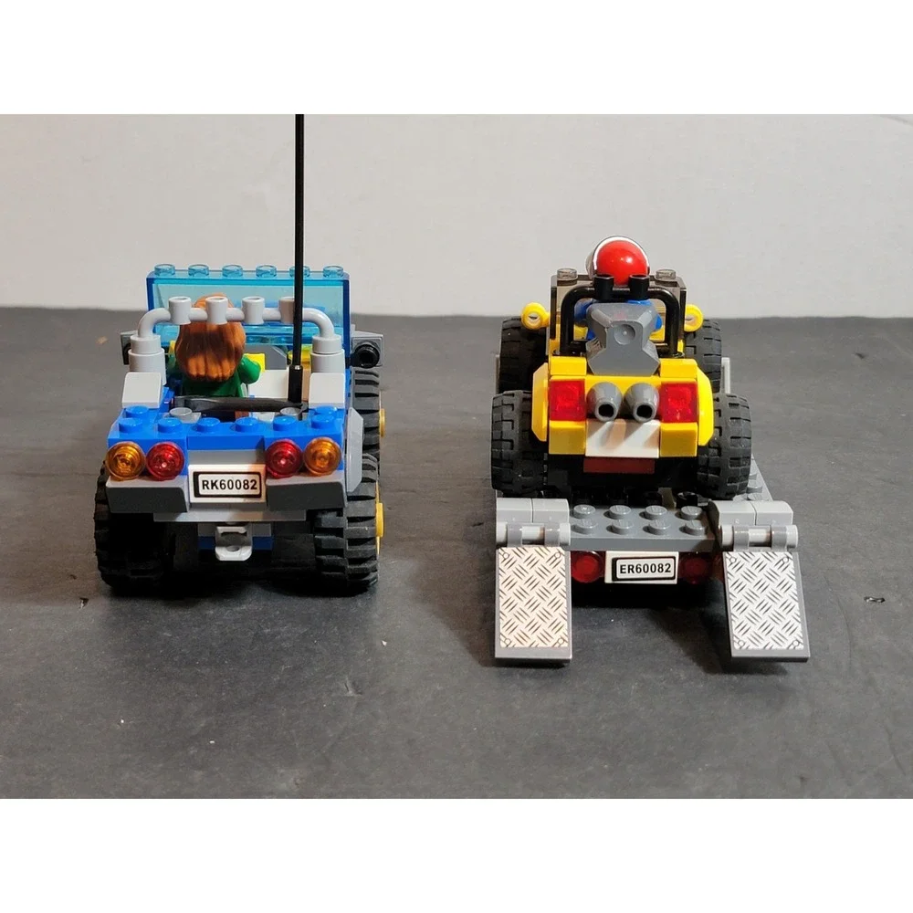 2015‎ Lego City #60082 Recreation Dune Buggy Trailer 100% Complete